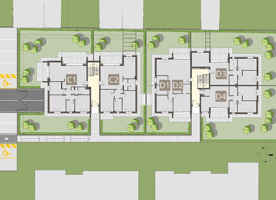 Trilocale via Caduti di Nassirya, Rovellasca - planimetria 1