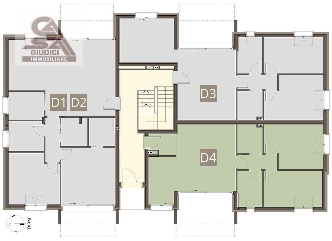 Trilocale via Caduti di Nassirya, Rovellasca - planimetria 1