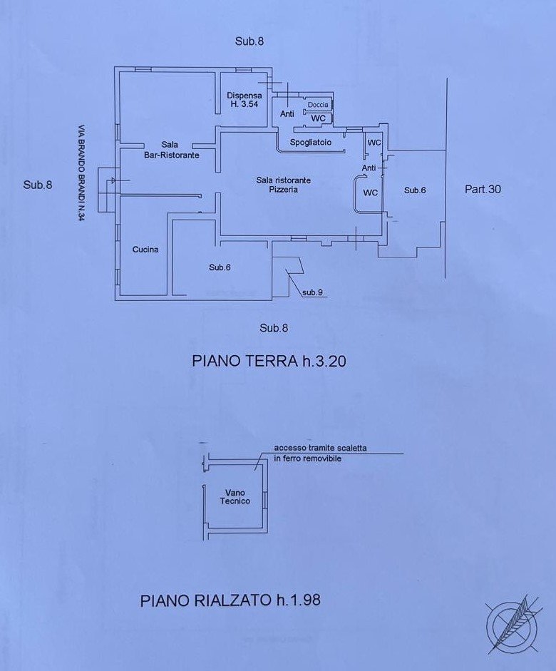 Pizzeria Forlì - planimetria 1