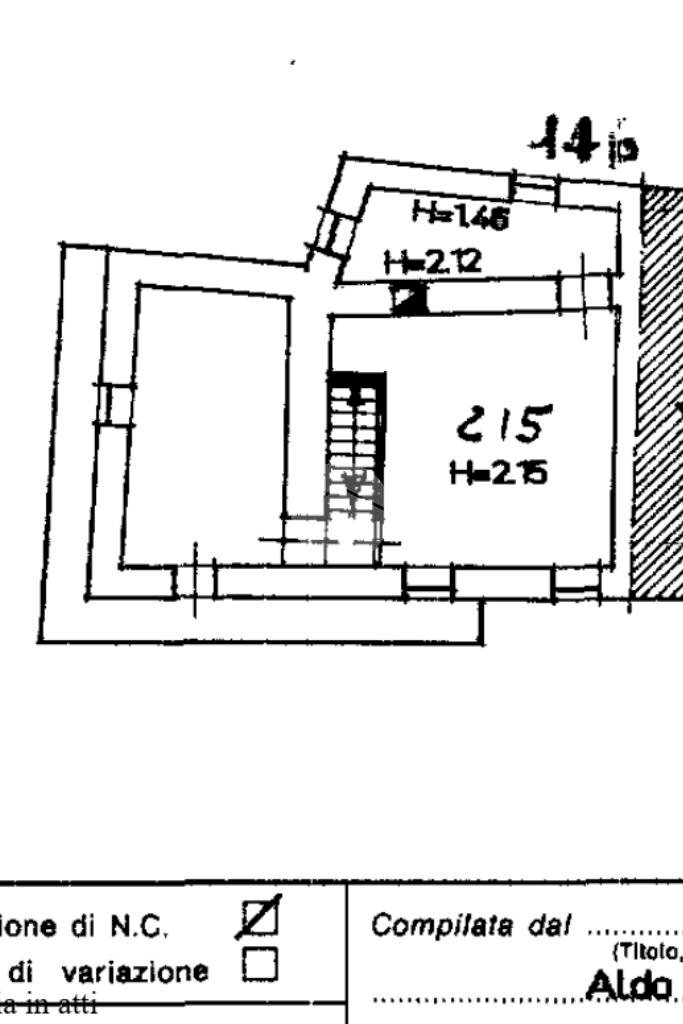 Semi-detached house Frazione monasso, Viù - floor plans 1