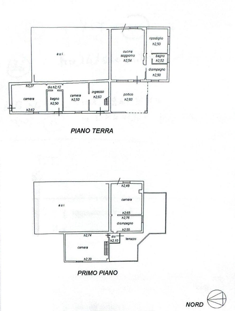 Semi-detached Villa Mordano - floor plans 1