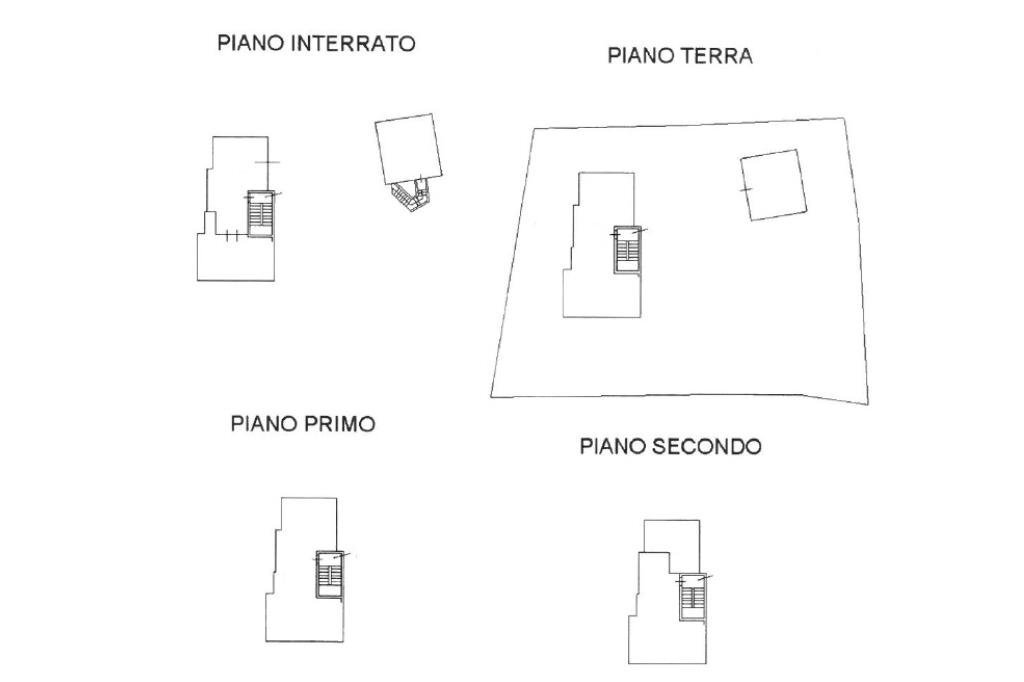 Villa Via pesaro, Gradara - floor plans 1