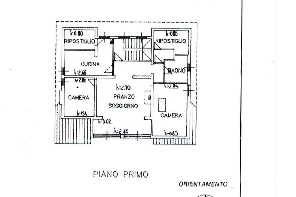 Trilocale Via Verdi, Varano de' Melegari - planimetria 1