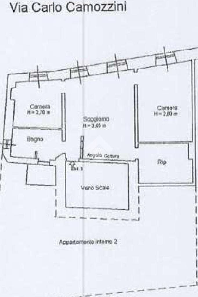 Quadrilocale Via cerusa, Genova (zona Voltri) - planimetria 1