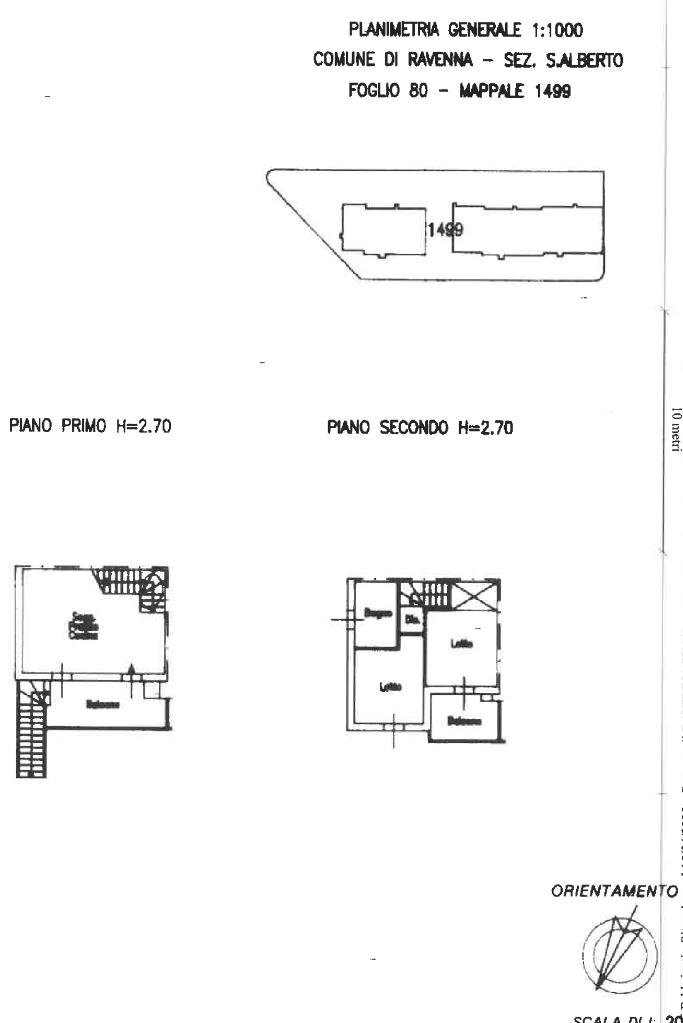 Trilocale Viale dei Gelsi, Ravenna (zona Marina Romea) - planimetria 1