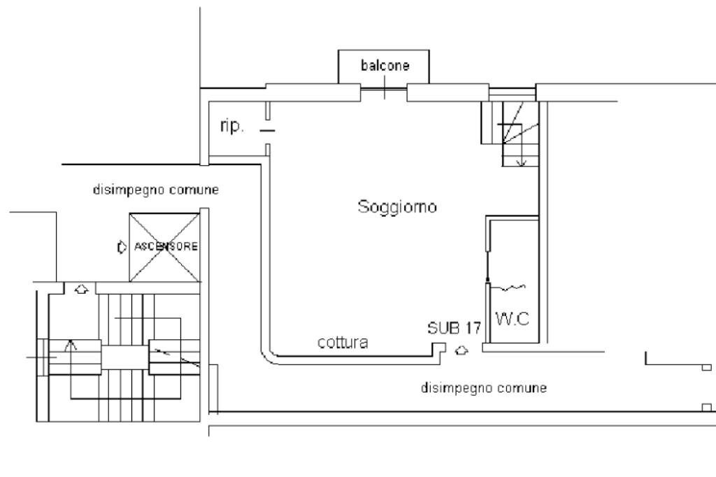 Trilocale Via Emilia Est, Parma - planimetria 1