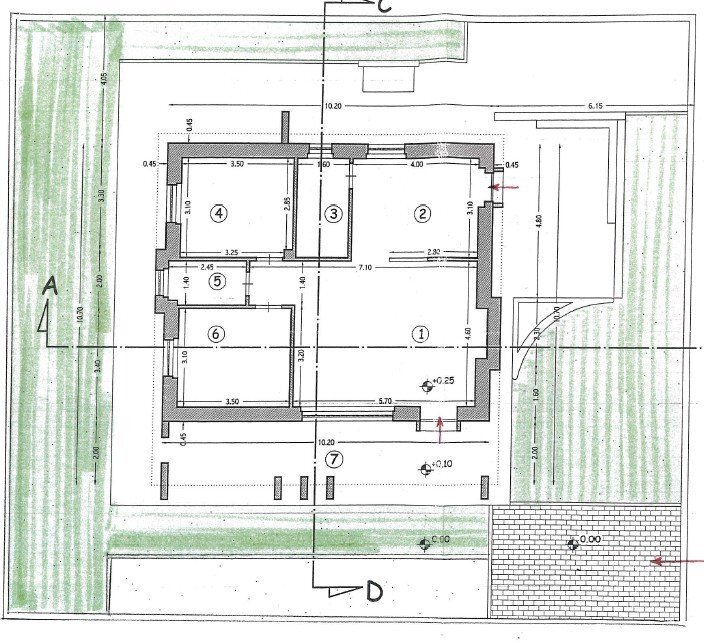 Villa viale delle Gardenie, 1, Pulsano - planimetria 1