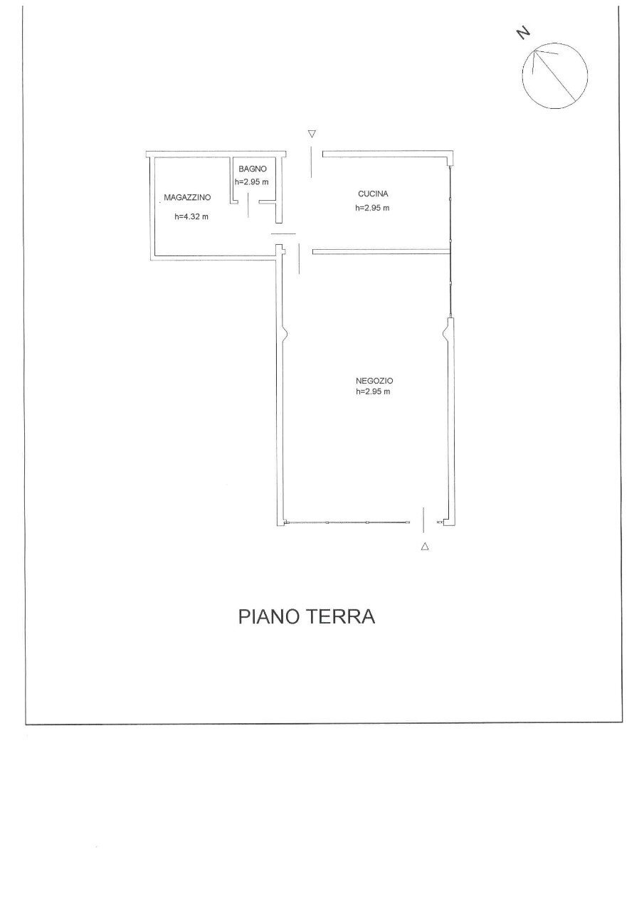 Negozio Parma - planimetria 1