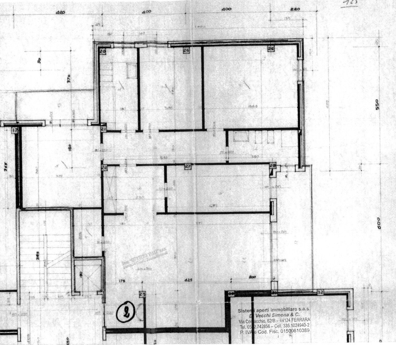 Appartamento Ferrara - planimetria 1
