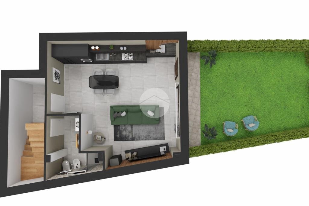 Villa a Schiera Via G. Mazzini, Rivoli - planimetria 1