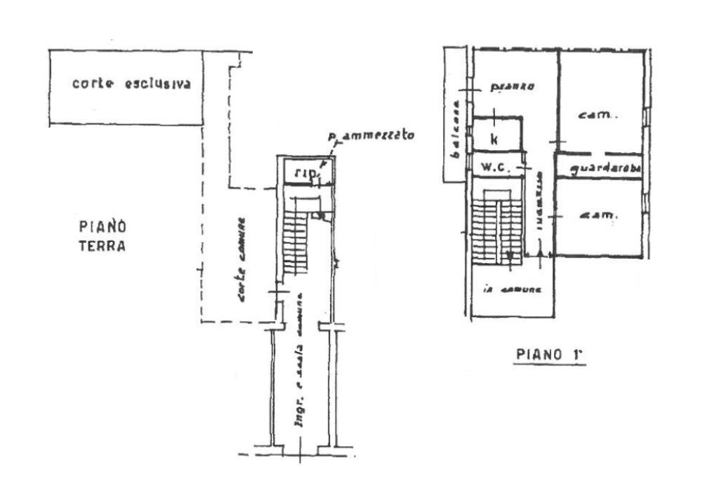Trilocale Via roma, Morciano di Romagna - planimetria 1