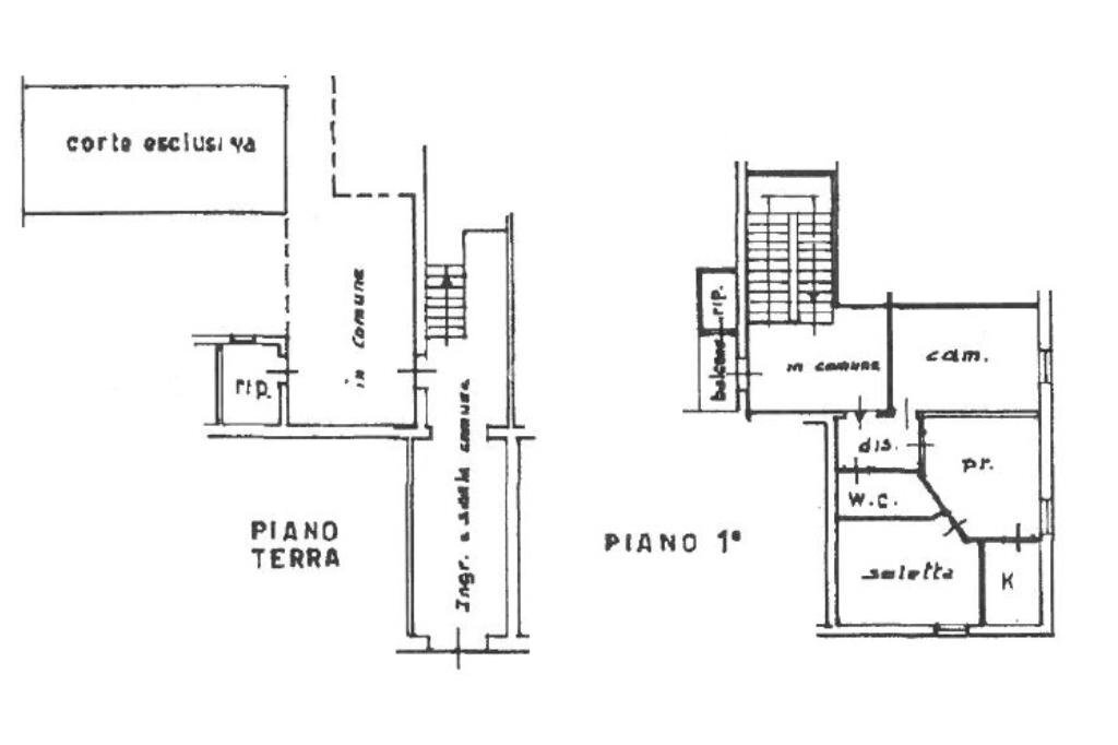 Trilocale Via roma, Morciano di Romagna - planimetria 1