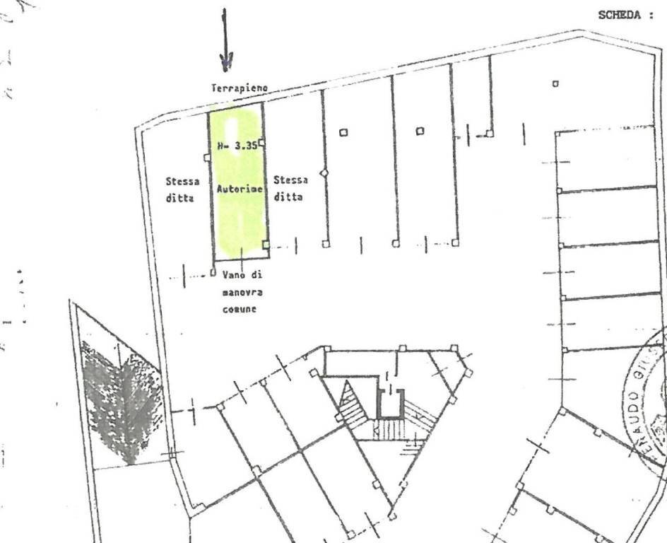 Planimetria - Box viale Beato Angelo Carletti, Cuneo (zona Donatello) - foto 1