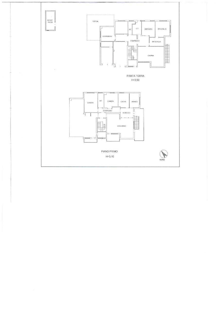 Semi-detached Villa Parma - floor plans 1