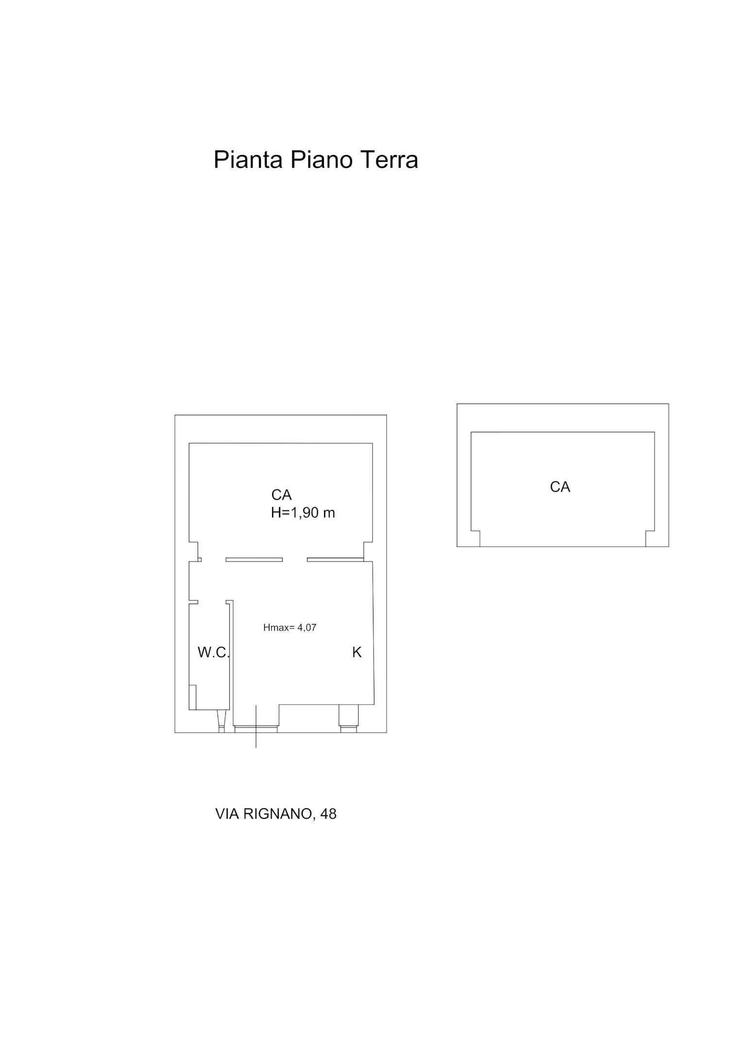Casa indipendente via Rignano, 48, Foggia - planimetria 1