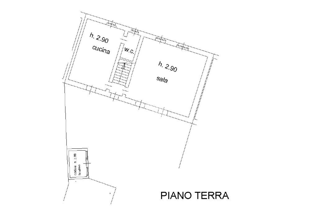 Independent house Via Roma, Ronsecco - floor plans 1
