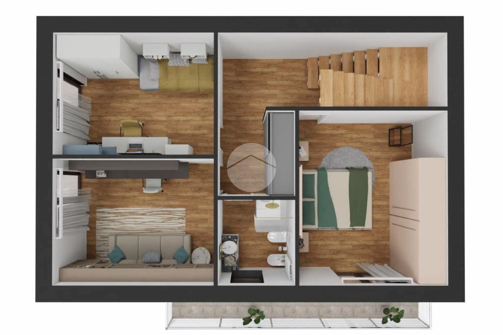 Terraced Villa Via G. Mazzini, Rivoli - floor plans 1