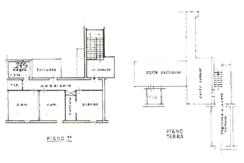 Trilocale Via roma, Morciano di Romagna - planimetria 1