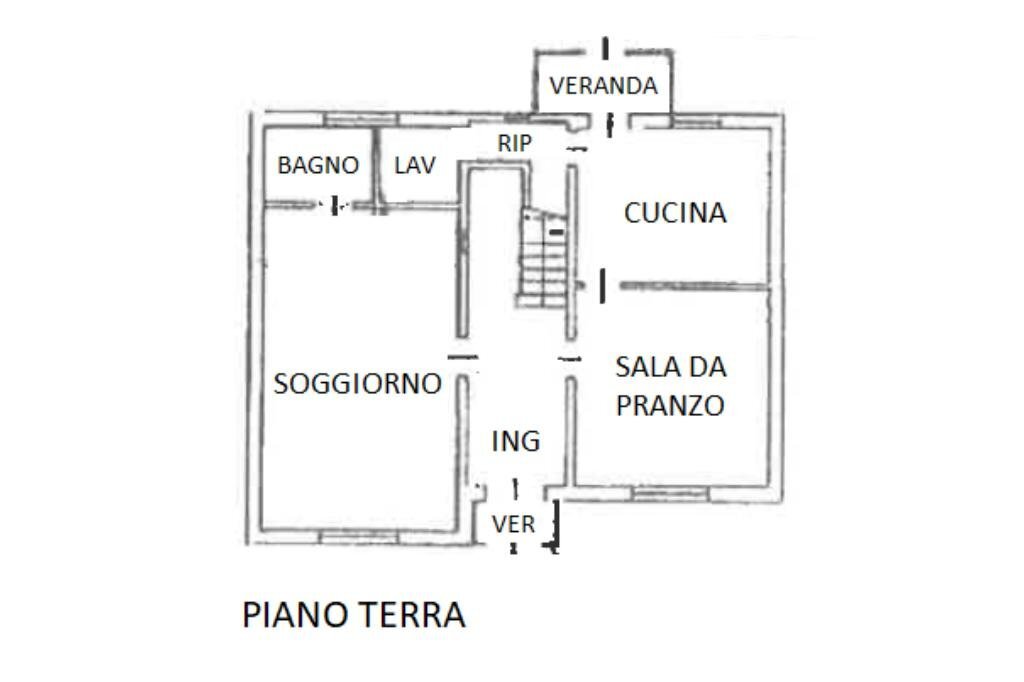 Independent house Via Masi, Ferrara (neighborhood San Bartolomeo in Bosco) - floor plans 1