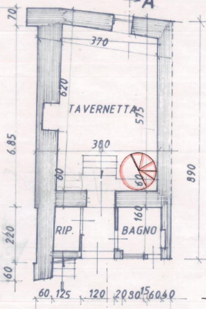 Semi-detached house Via Miniera, Pinasca - floor plans 1
