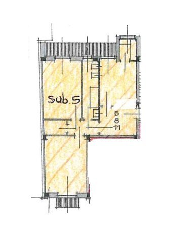 Three-room apartment Via Giosuè Carducci, 52, Asti - floor plans 1