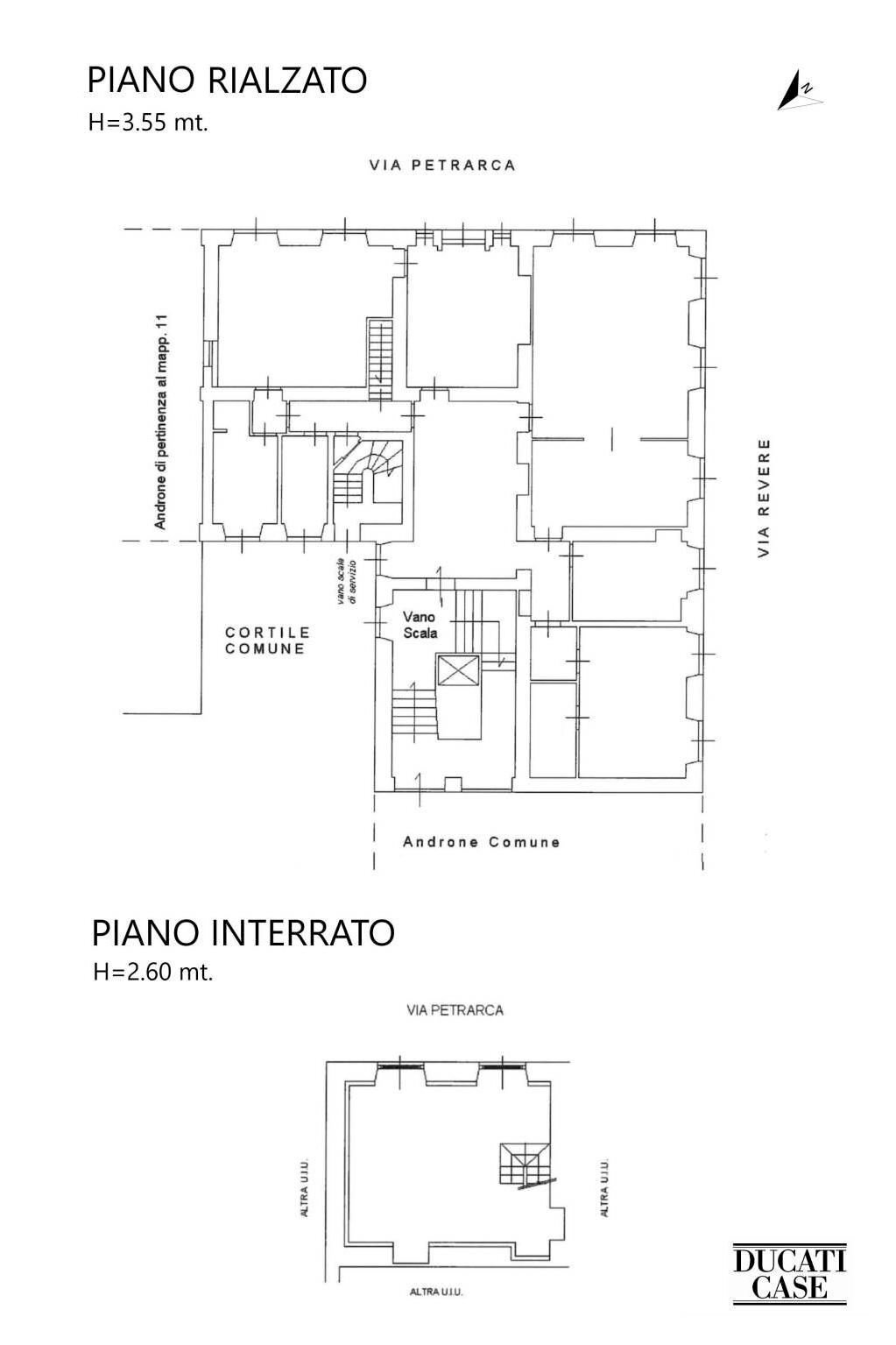 Appartamento via Giuseppe Revere, Milano - planimetria 1