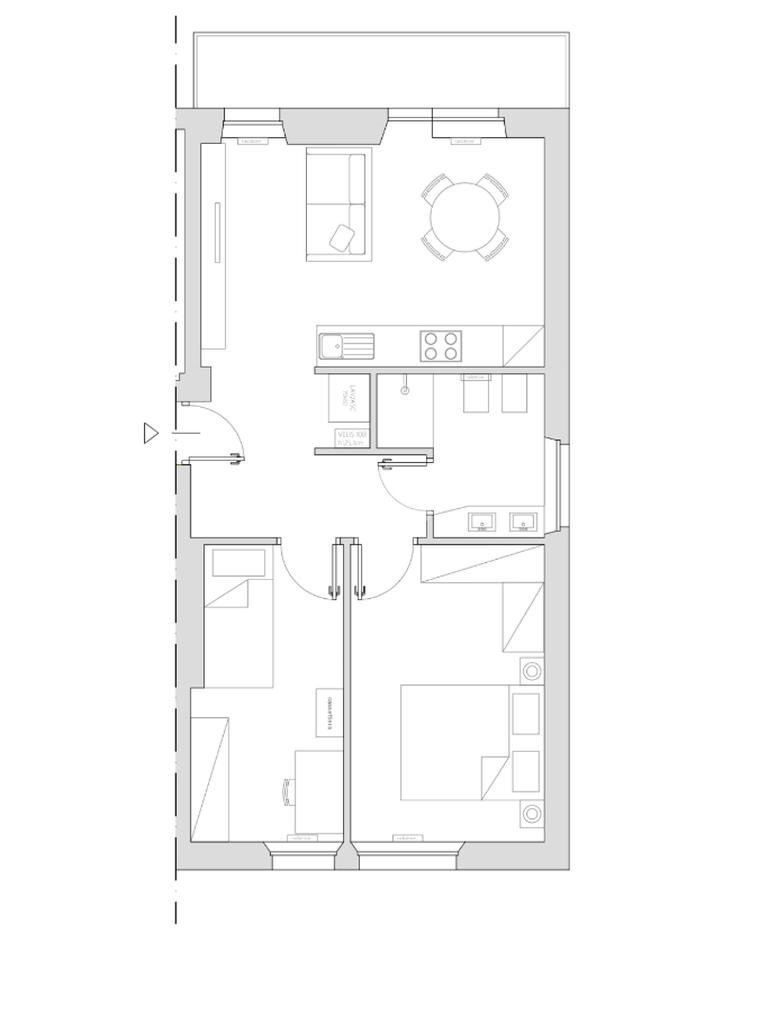 Three-room apartment Via Roma, Rivoli - floor plans 1