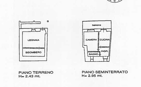 Rustic Frazione Ciampetti, 80, Ostana - floor plans 1