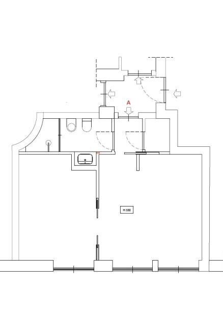 Bilocale via Padova, 17, Milano - planimetria 1