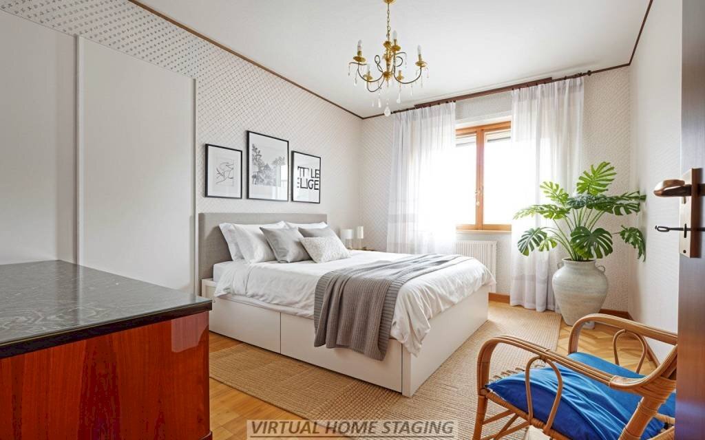 Camera da letto - Appartamento via Dante Alighieri, 11, Mondovì - foto 3