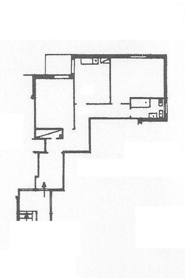 Two-room apartment via Generale Manfredo Fanti, 10, Genova (neighborhood Sampierdarena) - floor plans 1