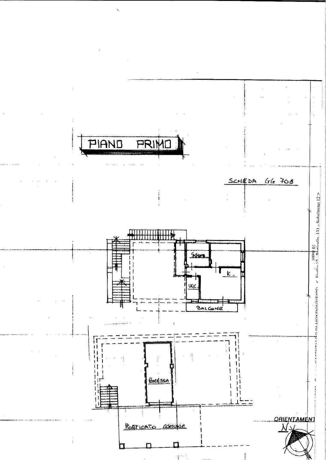 Trilocale Montaldo di Mondovì - planimetria 1