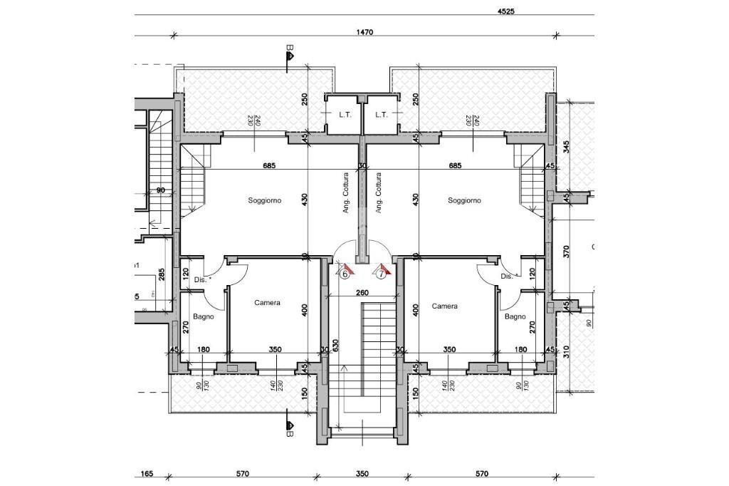 Quadrilocale Via Druento Viale Aldo Moro, Pianezza - planimetria 1