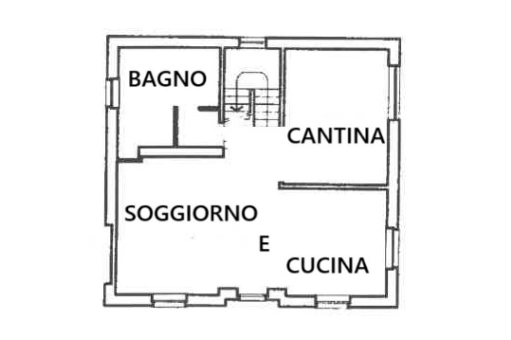 Casa indipendente Via Motetto, Rifreddo - planimetria 1