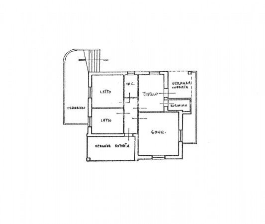 Villa contrada Mancini, Locorotondo - planimetria 1