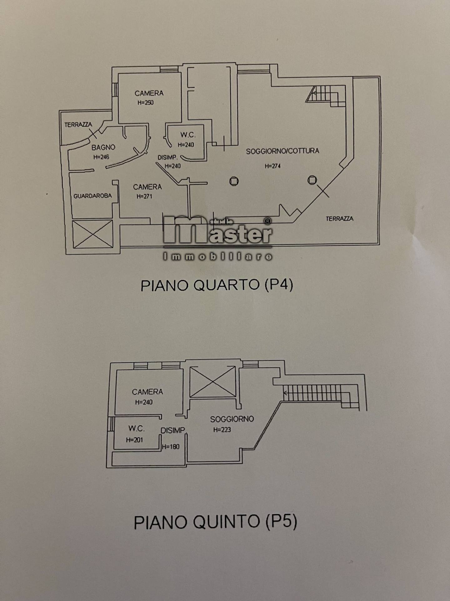 Foto 43 - Attic piazza duomo
 
1, Treviso - floor plans 1