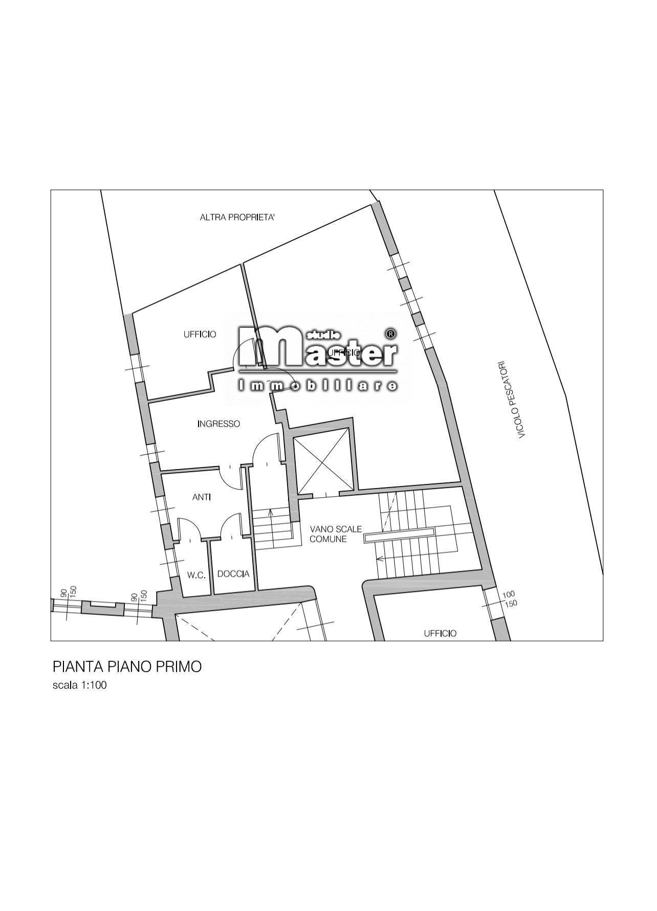 Foto 28 - Ufficio corso del popolo
 
44, Treviso - planimetria 1