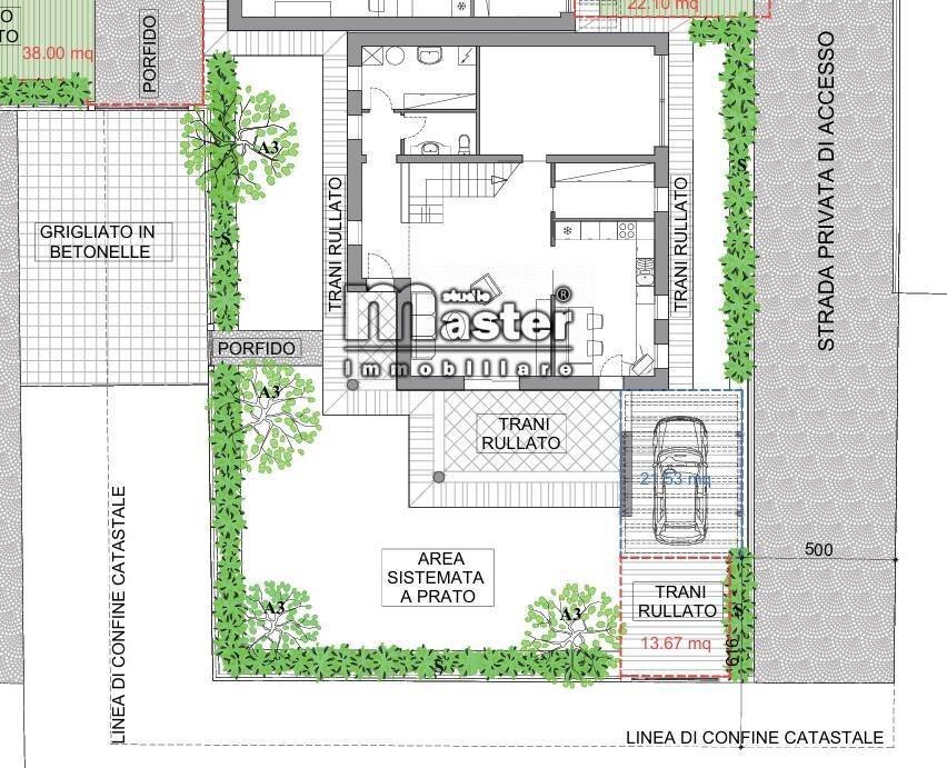 Foto 1 - Villa via venier, Treviso - planimetria 1