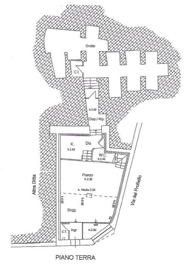 Foto 25 - Appartamento Via del Profiello, Città della Pieve - planimetria 1