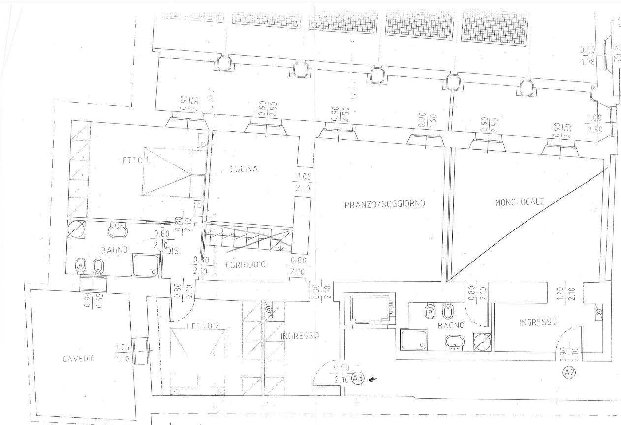 Foto 11 - Trilocale Mantova - planimetria 1
