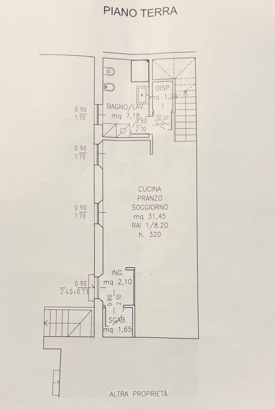 Foto 15 - Three-room apartment Mantova - floor plans 1