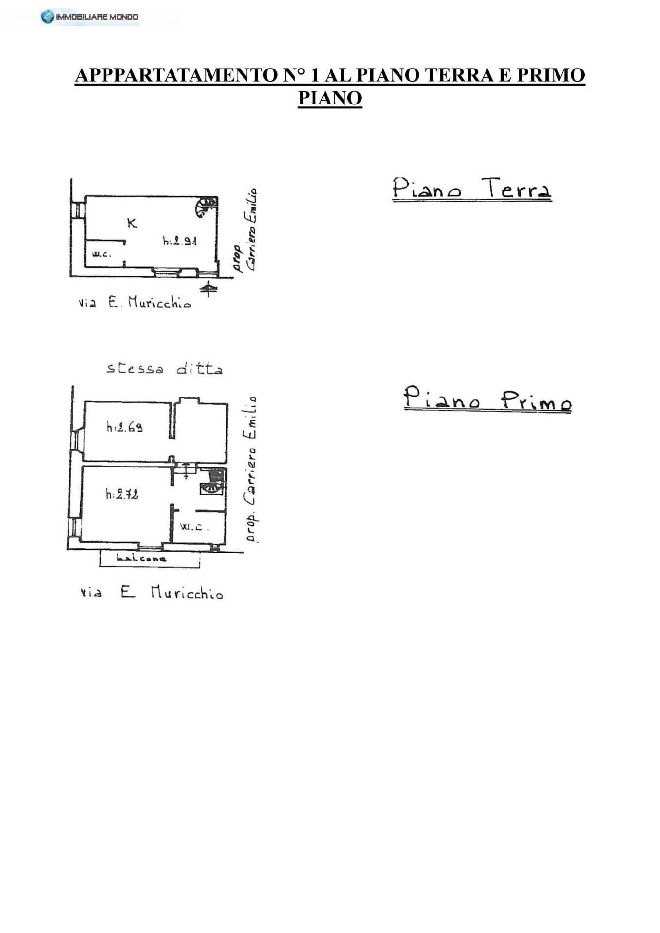 Foto 41 - Independent house Via E Muricchio
 
95, Portocannone - floor plans 1