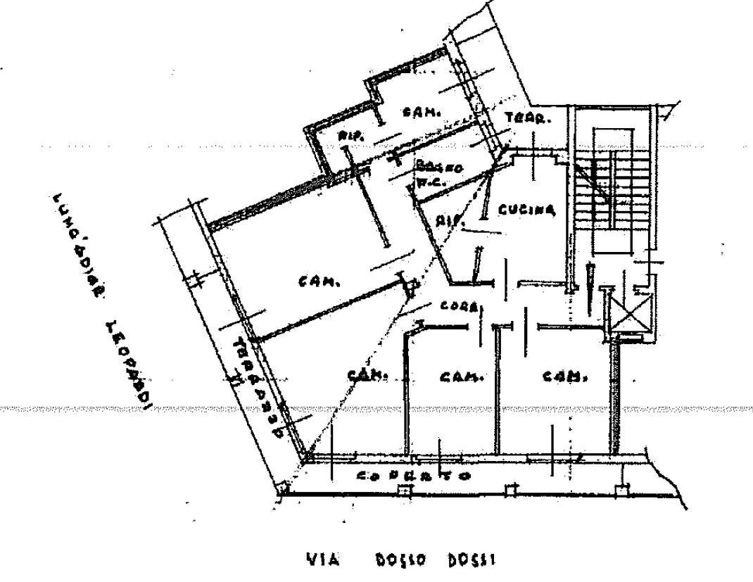 Foto 2 - Attic Via Dosso Dossi, Trento - floor plans 1