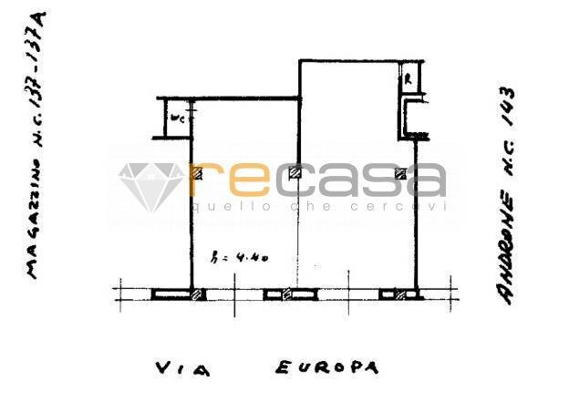 Foto 8 - Locale Commerciale via Europa
 
131, Pontecagnano Faiano - planimetria 1