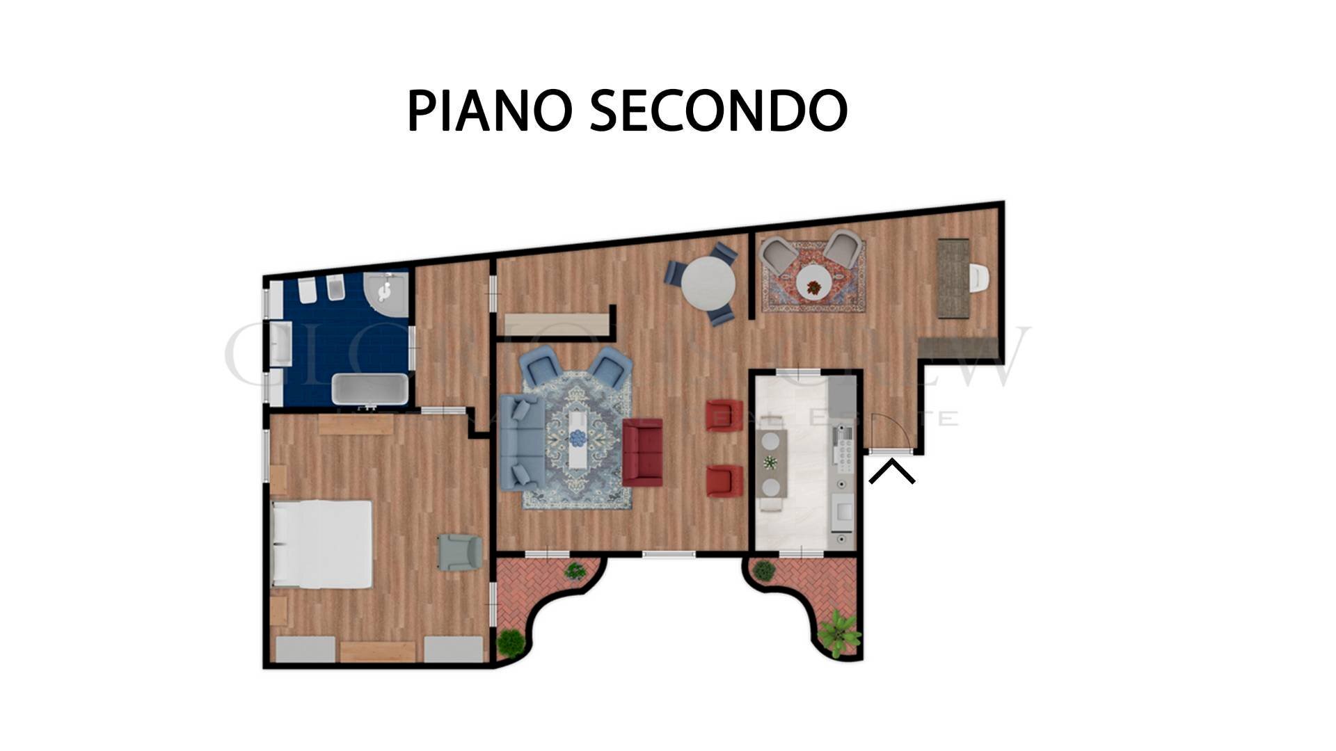 Foto 22 - Three-room apartment Via Bianca Di Savoia, Milano - floor plans 1