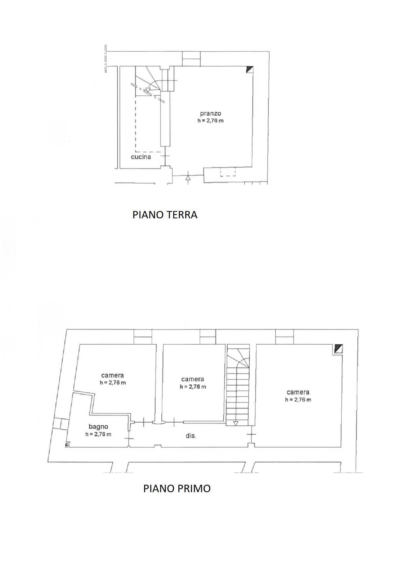 Foto 30 - Semi-detached house Sellano Centro Storico, Sellano - floor plans 1