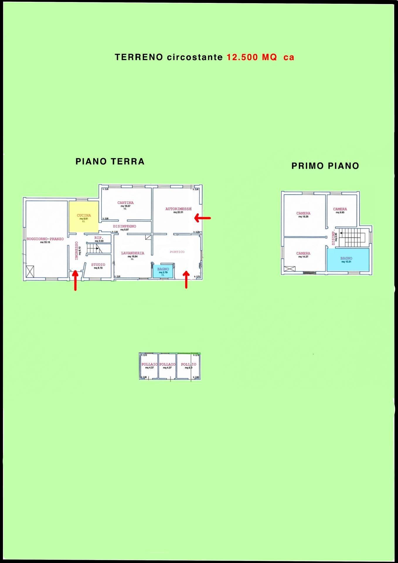 Foto 35 - Independent house via biverare
 
11, Mesola - floor plans 1