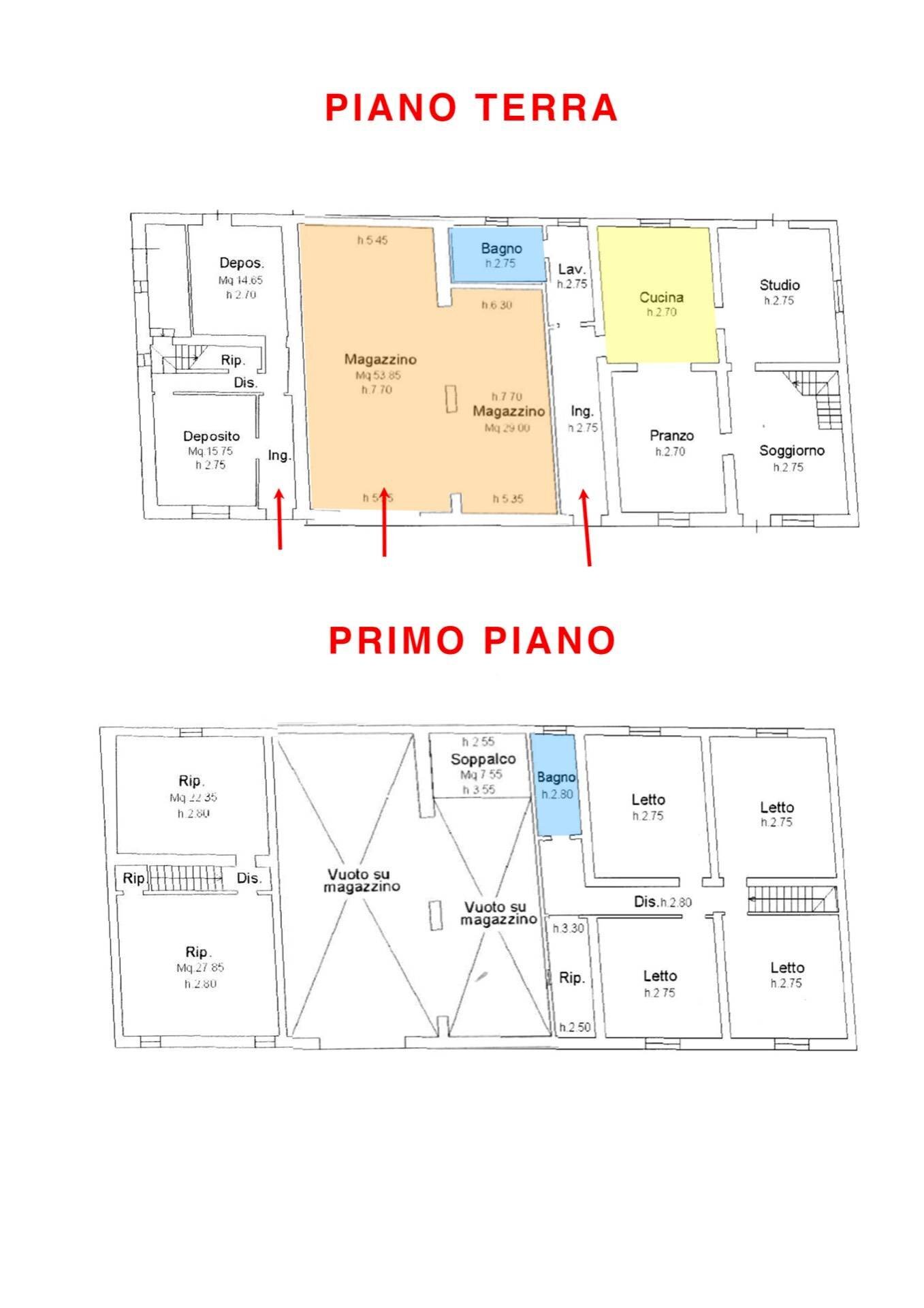 Foto 41 - Independent house via viterbo - baroncini
 
1000, Copparo - floor plans 1