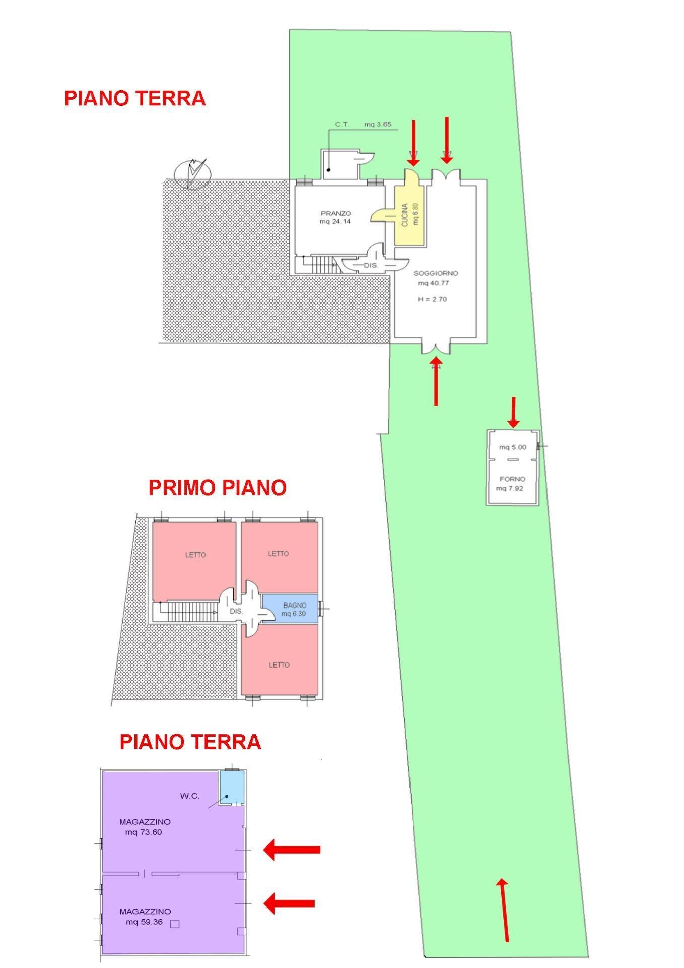 Foto 32 - Terraced Villa Piazza Gramsci
 
10/h, Riva del Po - floor plans 1