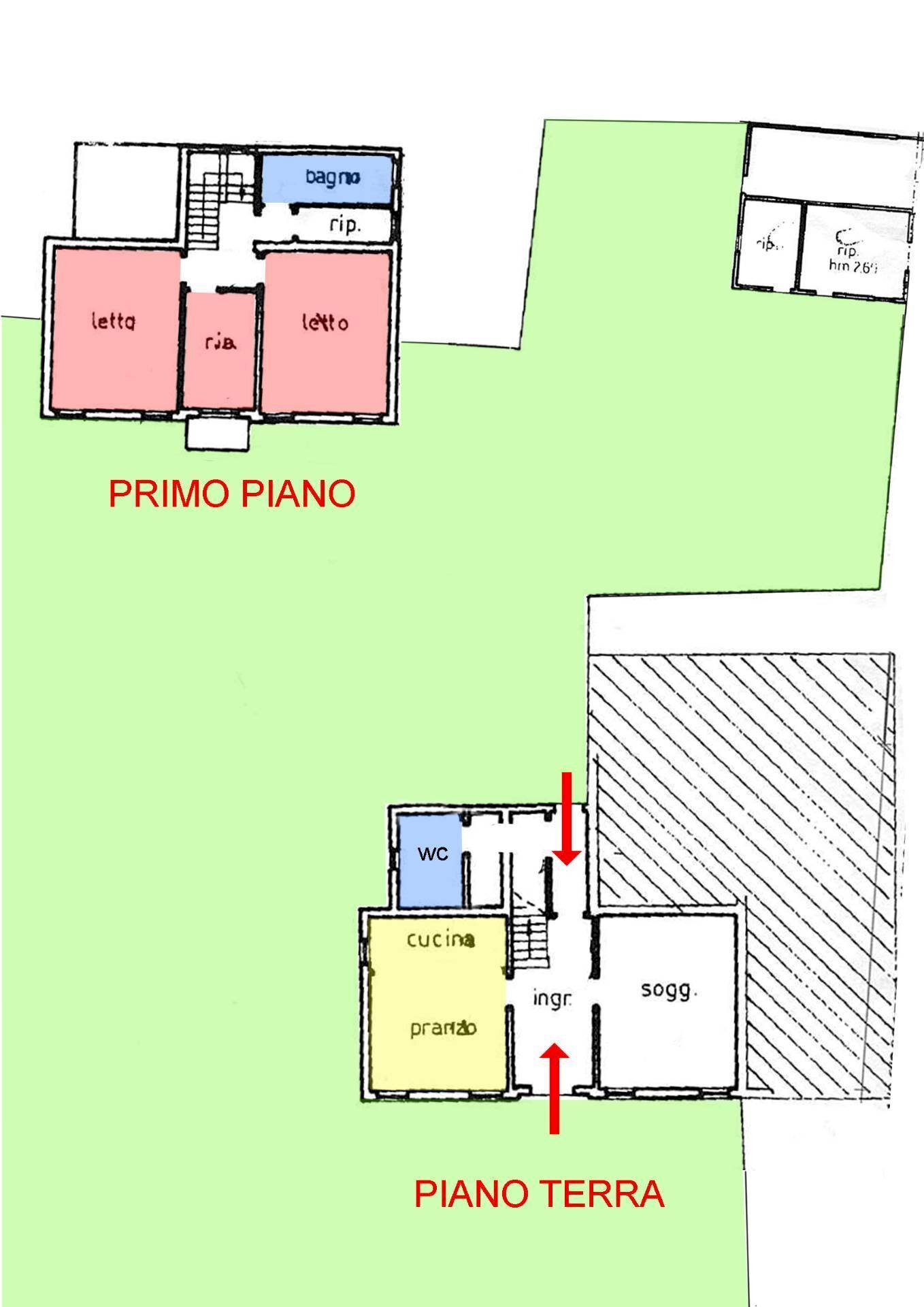 Foto 65 - Casa indipendente via xx settembre
 
4, Copparo - planimetria 1